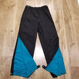 Columbia Sportswear Co Mens M Nylon Pants Black Full Zip Utility Gorpcore Pant